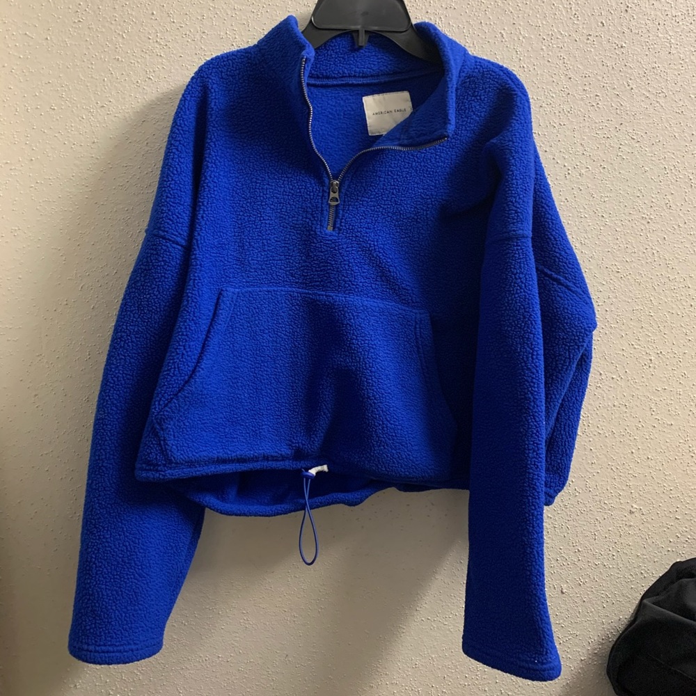Royal Blue American Eagle Pullover
